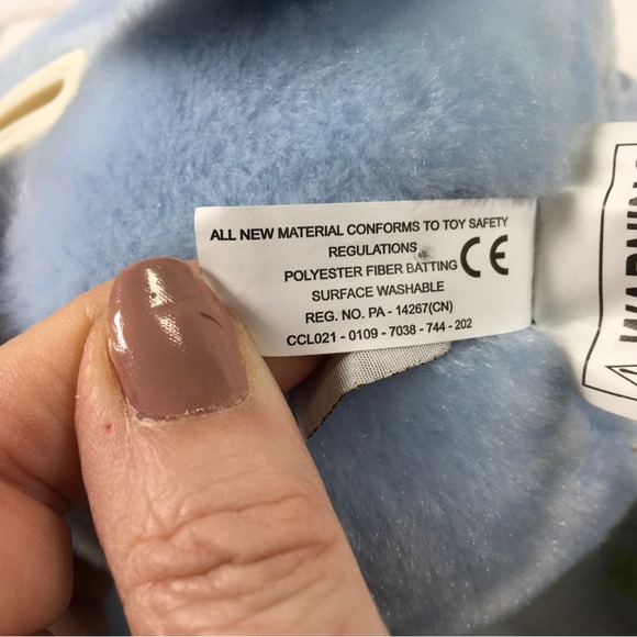 CoCaLo Bank My First Plush Bank Blue Puppy Doggie Bank With Attached Plug 11” - Picture 7 of 12